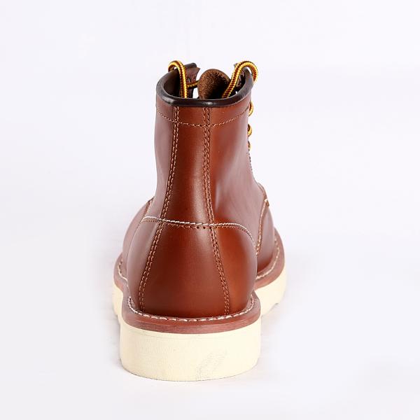 Lightweight Goodyear protection footwear with Lace-up Closure and EVA Sole Material RED Work Boots