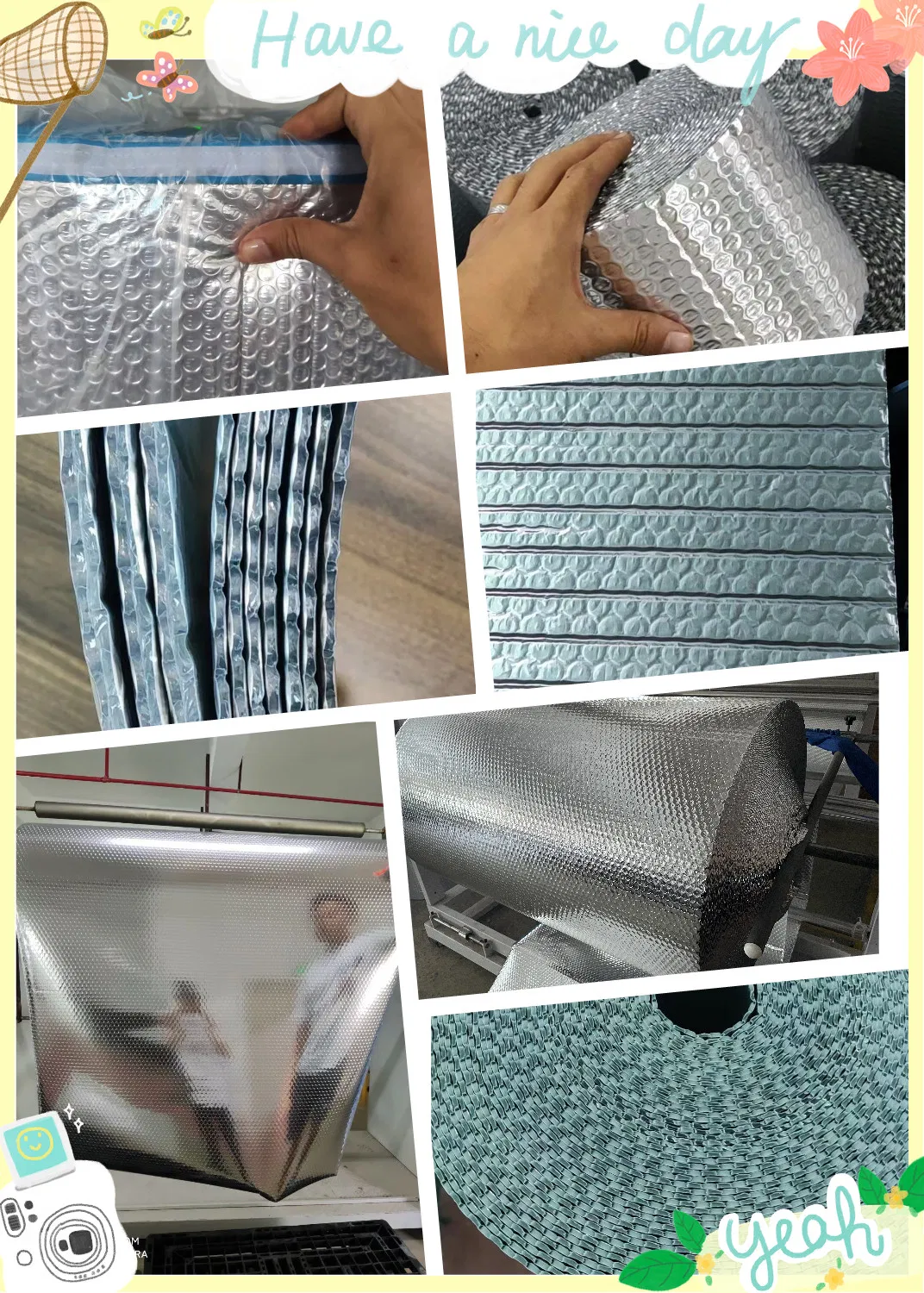 Bubble Foil Insulation Heat Aluminum Foil Reflective Barrier Shed Solution Material