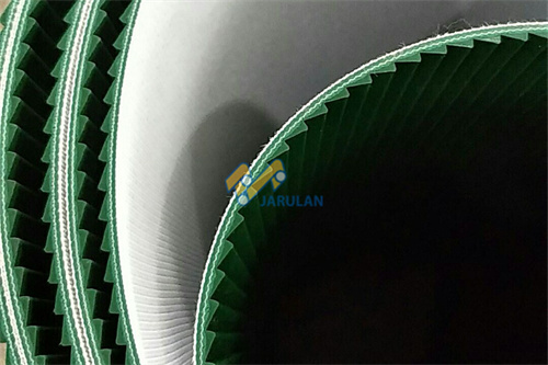 Sawtoothed Trapezoid Washboard PVC Conveyor Belting For Food Industry