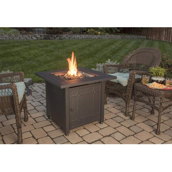 Oil Surface Bronze Customized Size Outdoor Modern Fire Pit For All - Season