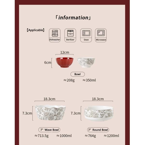 2024 Ceramic Plate Gift Porcelain Red Charger Plates For Beautiful Crockery Presents