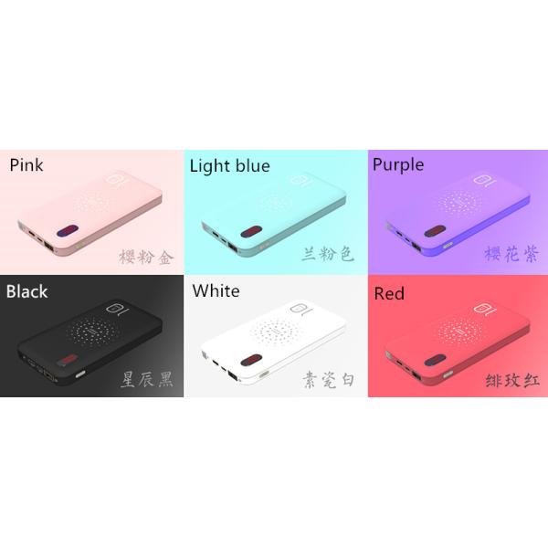 Type-C Wireless Power Bank With Built-in 3-IN-1 Cable 10000mAh LED Digital Screen OEM Mobile Phone Charger Powerbank