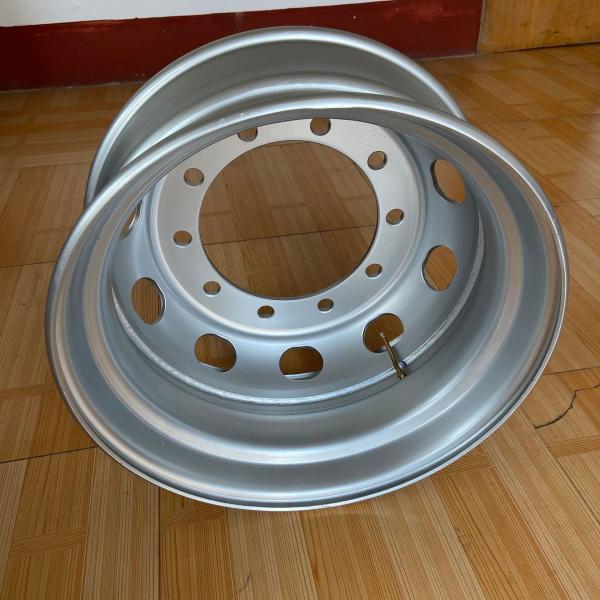 Truck Vacuum Steel Rims 8.25*22.5 With 11R22.5 Tires Load Car Truck With Wheels Trailer Steel Rims