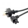 Buy cheap 1M SAA Australia 3Pin male to IEC 320 C5 angled Power cord in Black from wholesalers