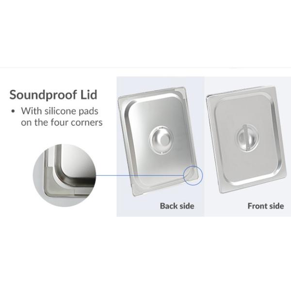 40KHz 3L Heated Ultrasonic Cleaner Sterilizer SUS304 For Surgical Treatment