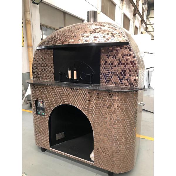 Wood Fired Pizza Oven 1400x2100mm with Lava Rock Base