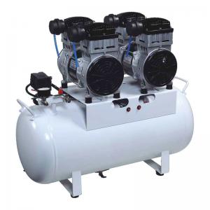Quality 60L 10A 1-To-5 Dental Air Compressor For Clinic Oil Free Silent wholesale