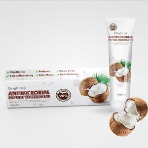 Quality Customized Herbal Teeth Whitening Toothpastes 90% Natural Organic Coconut Oil wholesale