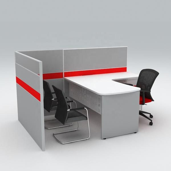 Adjustable Height MFC Fabric Office Desk Partition Screens