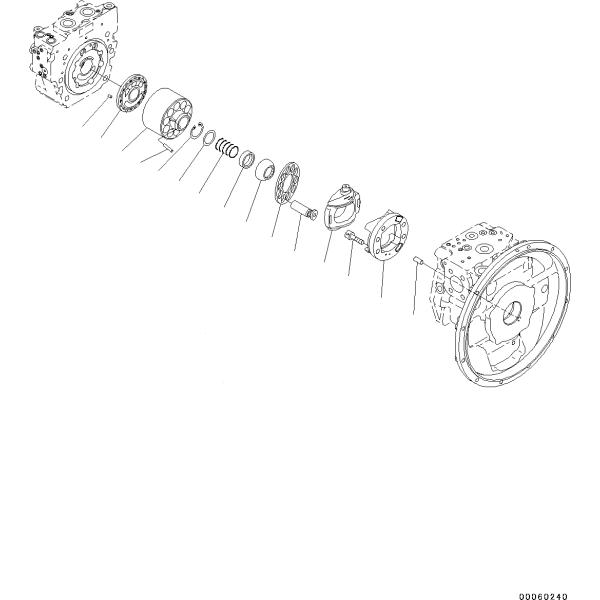 PC130-8 138US-8 Hydraulic Pump 708-3D-00020 708-3D-01020 130-8mo Excavator Main Pump 708-3D-04130 Hydraulic Main Pump