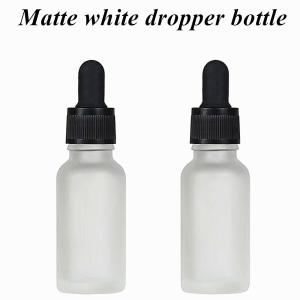 Quality 5ml Essential Oil Glass Dropper Bottle 100ml Frosted Tincture Bottles wholesale