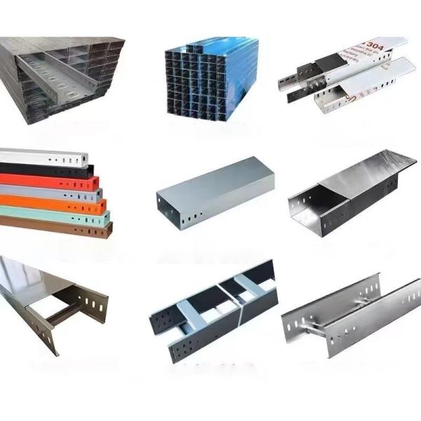 Aluminum 0.7-3.0um Thickness Industrial Cable Tray With Various Accessories Options