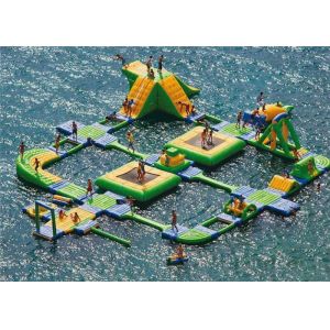 Quality New Design Giant Beach Inflatable Water Parks Lake Floating Water Games wholesale