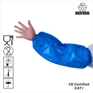 Quality Waterproof LDPE Disposable Oversleeve Food Contact Safe PE Sleeve Cover wholesale