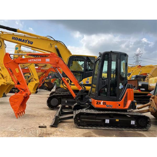 Used Hitachi ZX50U Mini Excavator Used 5 Ton Hitachi ZX50 Mini Excavator