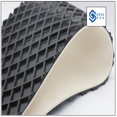 Fish Bone Pattern Food Grade White Light Conveyor Belt