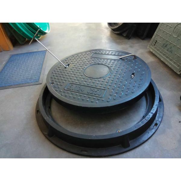 EN124 SMC Lockable Manhole Cover with Rubber Gasket
