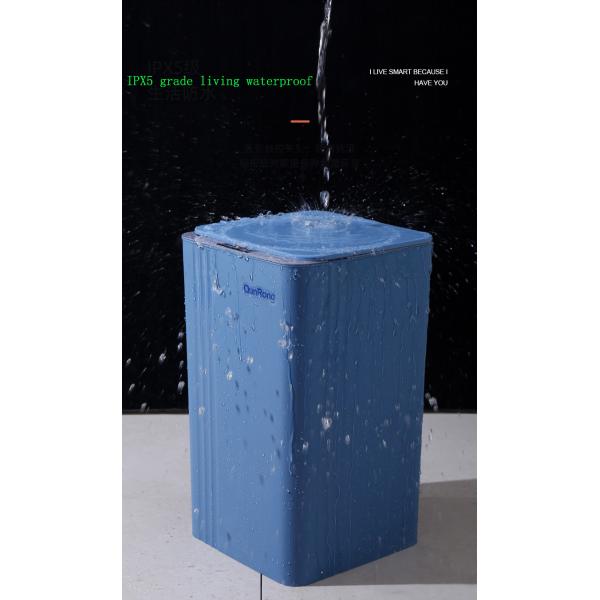 Large Color Automatic Induction Smart Plastic Trash Can for Household Kitchen with Lid