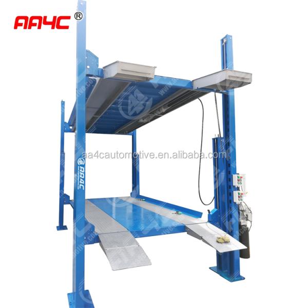 AA4C 4 Post Triple Car Parking Lift Auto Parking System Car Storage System