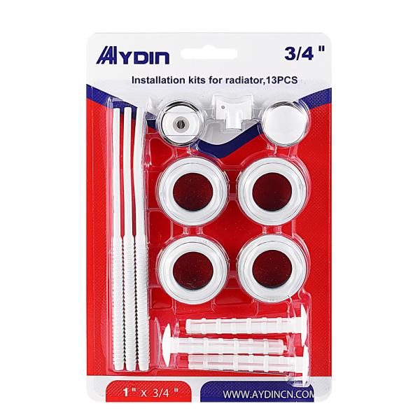 Painted Radiator Accessories 7 / 11 / 13 In 1 Sets 1/2" 3/4"