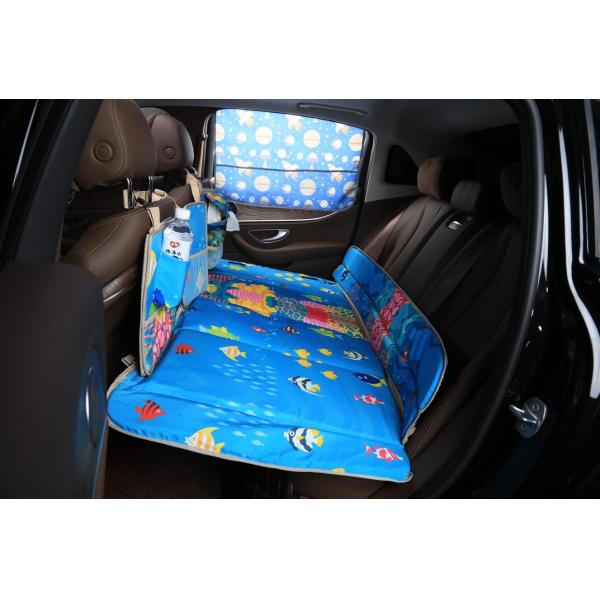 Mobile Car Travel Bed Mattress , Cartoon Pattern Portable Travel Mattress