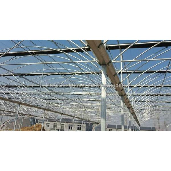 Large Greenhouse Rain Gutter with Lock Channel Stable Structure and Easily Assembled