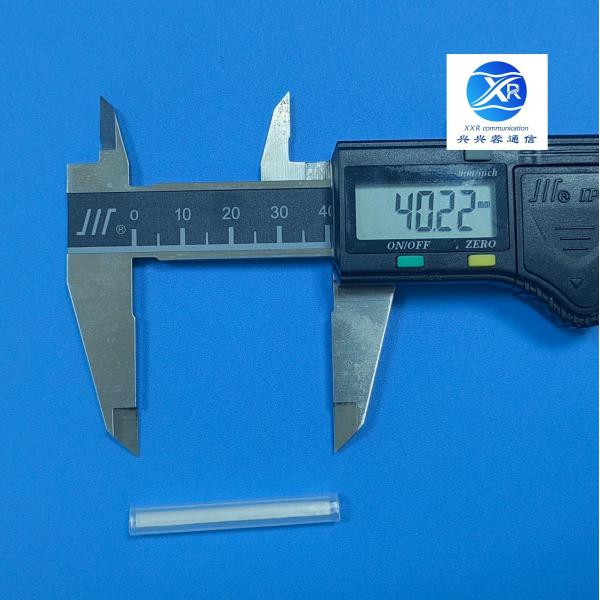 CROSS-LINKED POLYFIN RIBBON FIBER SPLICE SLEEVE WITH CERAMIC RODS FOR EASY INSTALLATION