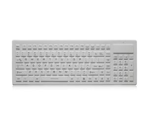 China 2.4GHz Wireless Medical Keyboard IP68 With Numeric Keypad Silicone Keyboard on sale