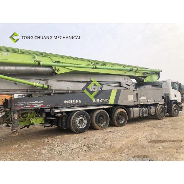 In 2016 Zoomlion Remanufactured Used Concrete Boom Truck 63 Meters