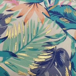 Quality 82% Nylon 18% Spandex Fabric 200GSM Printed Woven Fabric For Women Yoga Wear wholesale