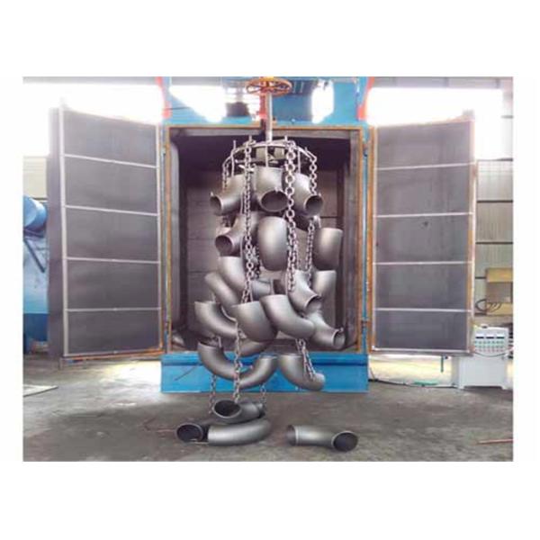 Steel Plate 2.2kw Hanger Type Shot Blasting Machine Automatic Transporting