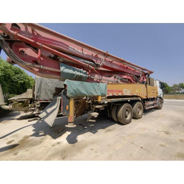 Semi-Dry Shotcrete Concrete Pump Truck 49m Used Heavy Equipment Mercedes Benz Truck
