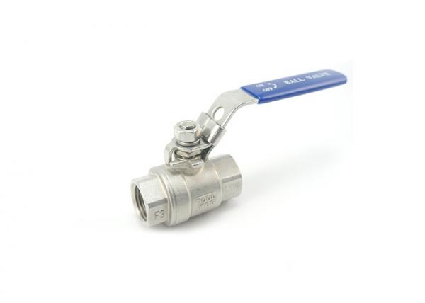 Female Threaded Water High Pressure Ball Valves Stainless Steel With Handle Full Bore