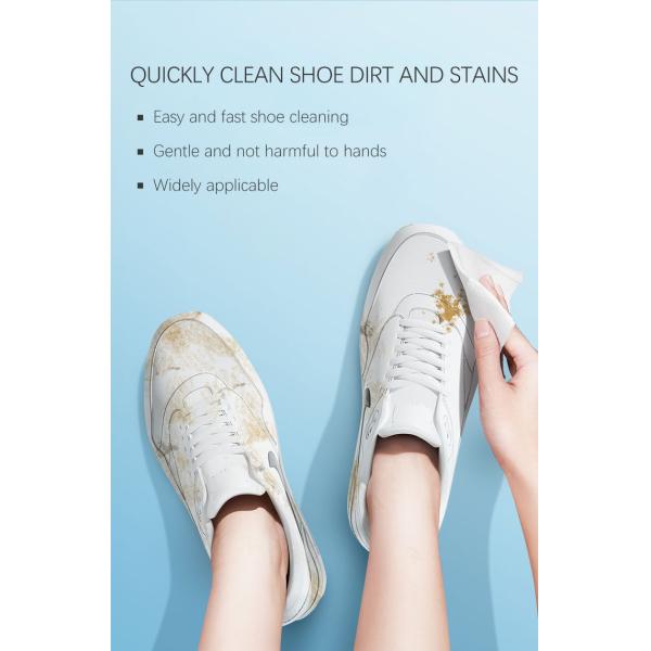 Disposable Shoe Cleaning Wet Wipes Eco-Friendly Cleaning Wet Wipes For White Shoes