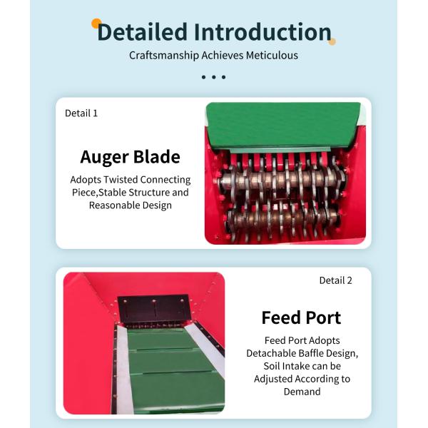 Heavy-Duty Tractor Soil Crusher 900kg for 50hp Tractors