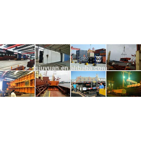 20 Ton Cargo Dump Semi Trailer Truck with 2 Axles Full Trailer Drawbar and Leaf Spring