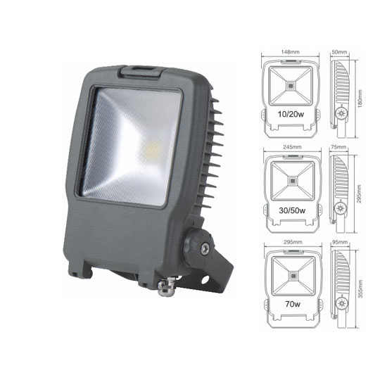 IP65 Epistar high power reflector holofote led floodlight 30w