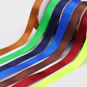 Quality Smooth Decorative Satin Ribbon 25MM Width Luster Style Customized Color wholesale