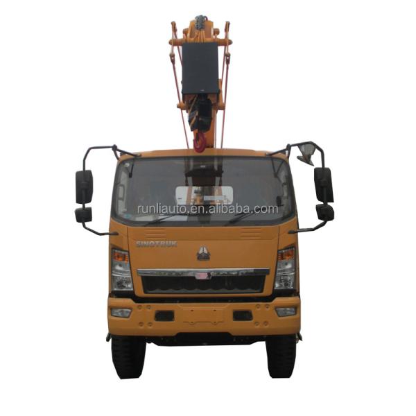 4x2 High Altitude Operation Truck Sinotruk Howo Lifting Platform Truck With Air Conditioner