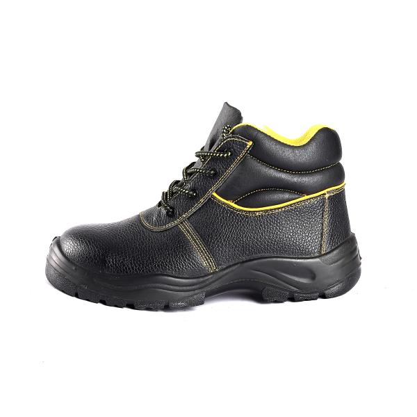Steel Toe Unisex Safety Boots with Genuine Leather and Metal Protection Work Shoes