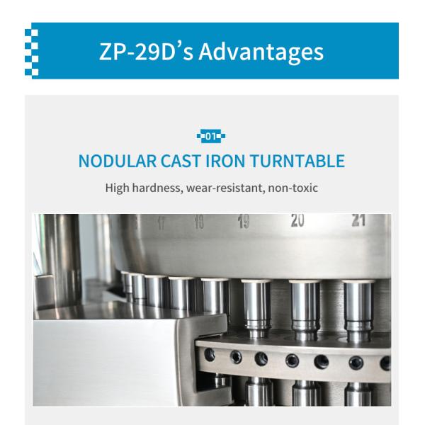 High Performance Tablet Press Machine ZP-29D Max Production Capacity 110000pcs/h