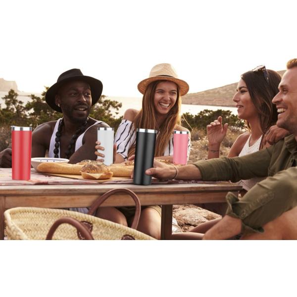 HASLE OUTFITTERS Double Wall Stainless Steel Slim Insulated Tumbler 20 Oz