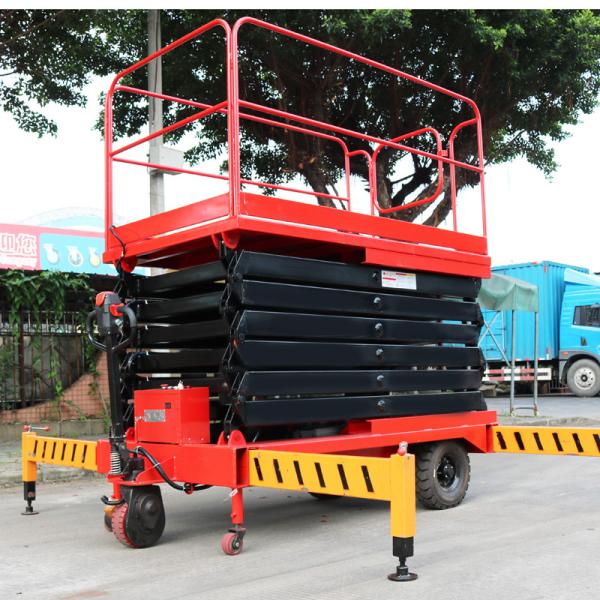 1000Lbs Electric Hydraulic Scissor Lift Table Blue Motorized Hydraulic Lift