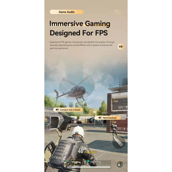 ESSAGER S25 Detachable In Ear Type C 3.5mm Gaming Wired Earphone With Mic