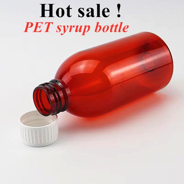 100ml 120ml 150ml Empty Pet Cough Syrup Plastic Bottle with Tamper Proof Cap
