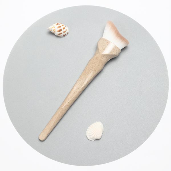 Degradable Handle ECO Friendly Makeup Brush Without Ferrule For Powder