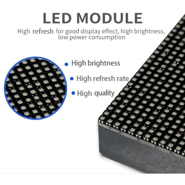 Soft Curved LED Screen Panel Flexible For Indoor 240X120mm Front Service