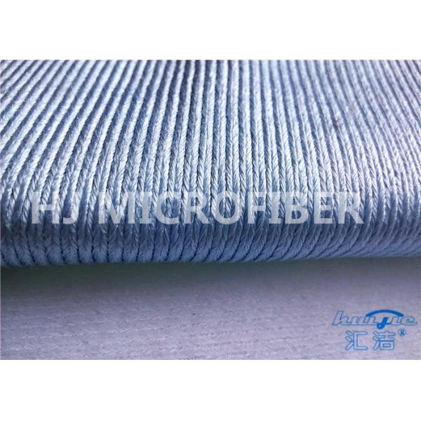 Plain Dyed Green & Blue Microfiber Fabric for Glass Cloth 60" Width 280GSM