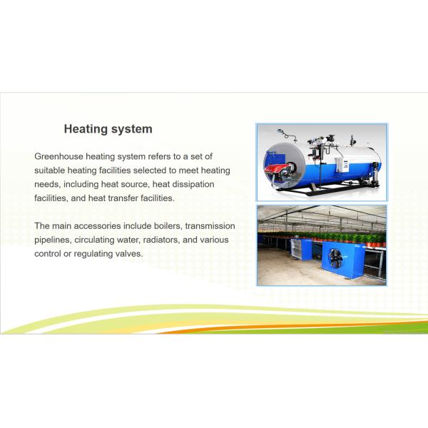 Agricultural Venlo Commercial Glass Greenhouse Width 9.6m With Hydroponic System