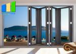 Double Glazing Lowes Bi Fold Door Accordion Aluminum Glass Patio Exterior